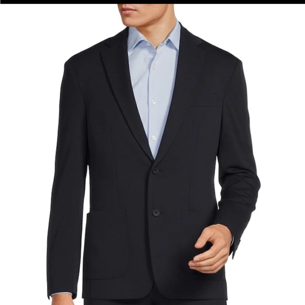 Murano Navy Blue Two-Button Sport Coat (S)